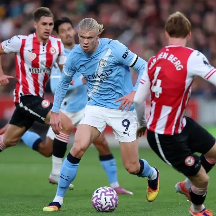 Erling Haaland Antar Manchester City Raih Kemenangan di Markas Brentford