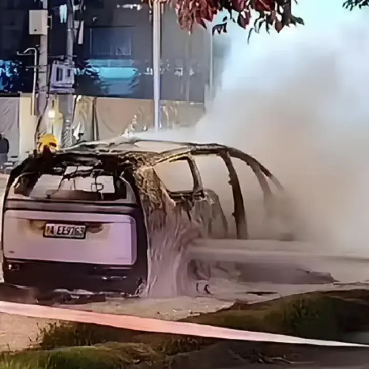 MPV Listrik Li Mega Terbakar di Tiongkok, Diduga Berasal dari Baterai CATL
