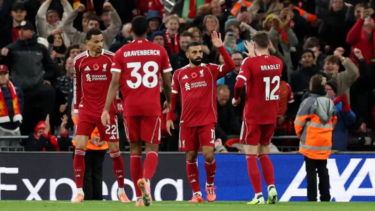 Mohamed Salah Cetak Gol Ke 250 Untuk Liverpool Saat Melawan Aston Villa, Bawa The Reds Bangkit