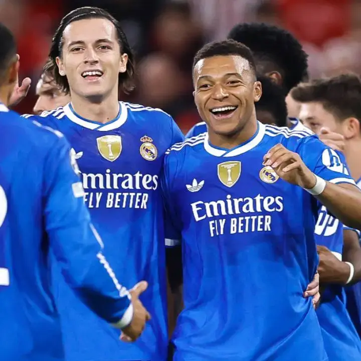 Quattrick Mbappe Antar Real Madrid Kalahkan Olympiakos 4-3 di Liga Champions