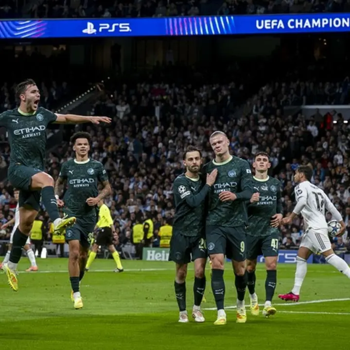 Setelah 5 Tahun Tanpa Kemenangan, Manchester City Akhirnya Taklukkan Real Madrid di Bernabeu