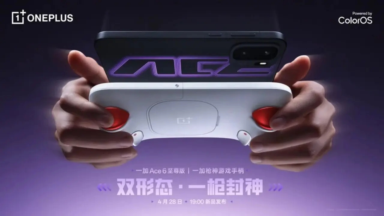 OnePlus Ace 6 Ultra Meluncur 28 April, Bawa Controller Gaming Mirip Konsol