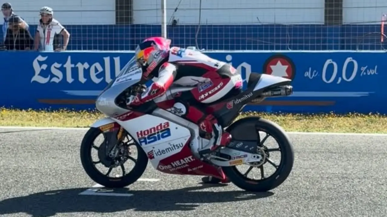 Veda Ega Pratama Lebih Cepat dari Hakim Danish di FP2 Moto3 Prancis 2026