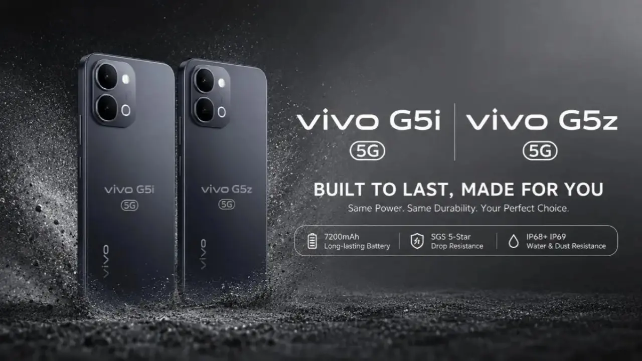 Vivo G5i dan Vivo G5z Debut di China, Usung Baterai 7.200 mAh, Snapdragon 4 Gen 2 dan Layar 120Hz