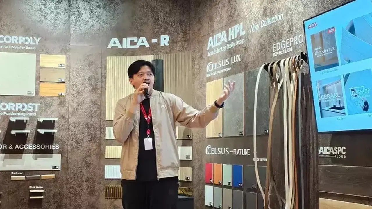 AICA Indonesia Luncurkan AICA EDGEPRO dan HPL CELSUS LUX Perkuat Portofolio