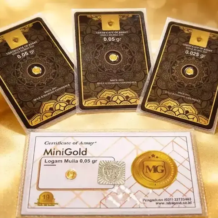 Harga Emas Pecahan Kecil: BSI, HRTA, Lotus Archi Turun, Minigold Naik
