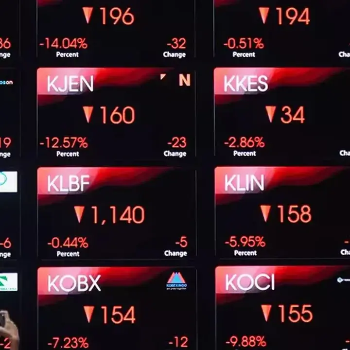 IHSG Tertekan, Lima Saham Catat Penguatan Signifikan