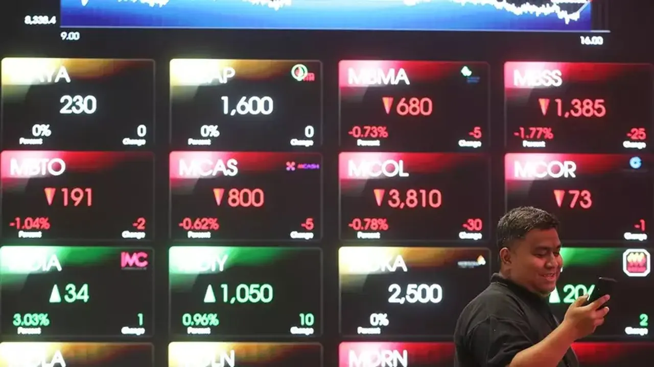 Investor Asing Lepas Saham Unggulan, IHSG Ambles ke 6.196