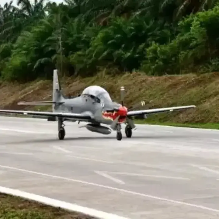 Jalan Tol Siap Jadi Landasan Darurat Pesawat Tempur TNI AU