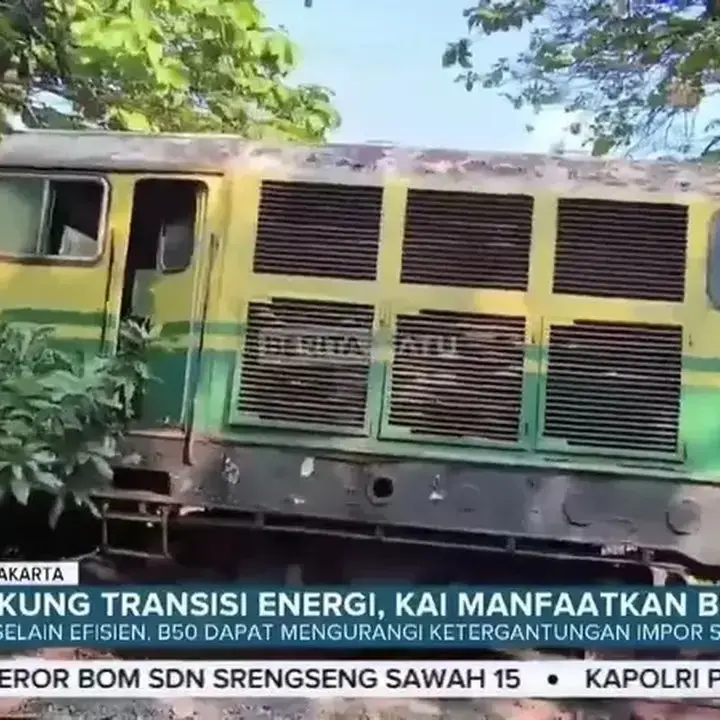 KAI Klaim Uji Coba B50 Berhasil, Dorong Transisi Energi Kereta Api