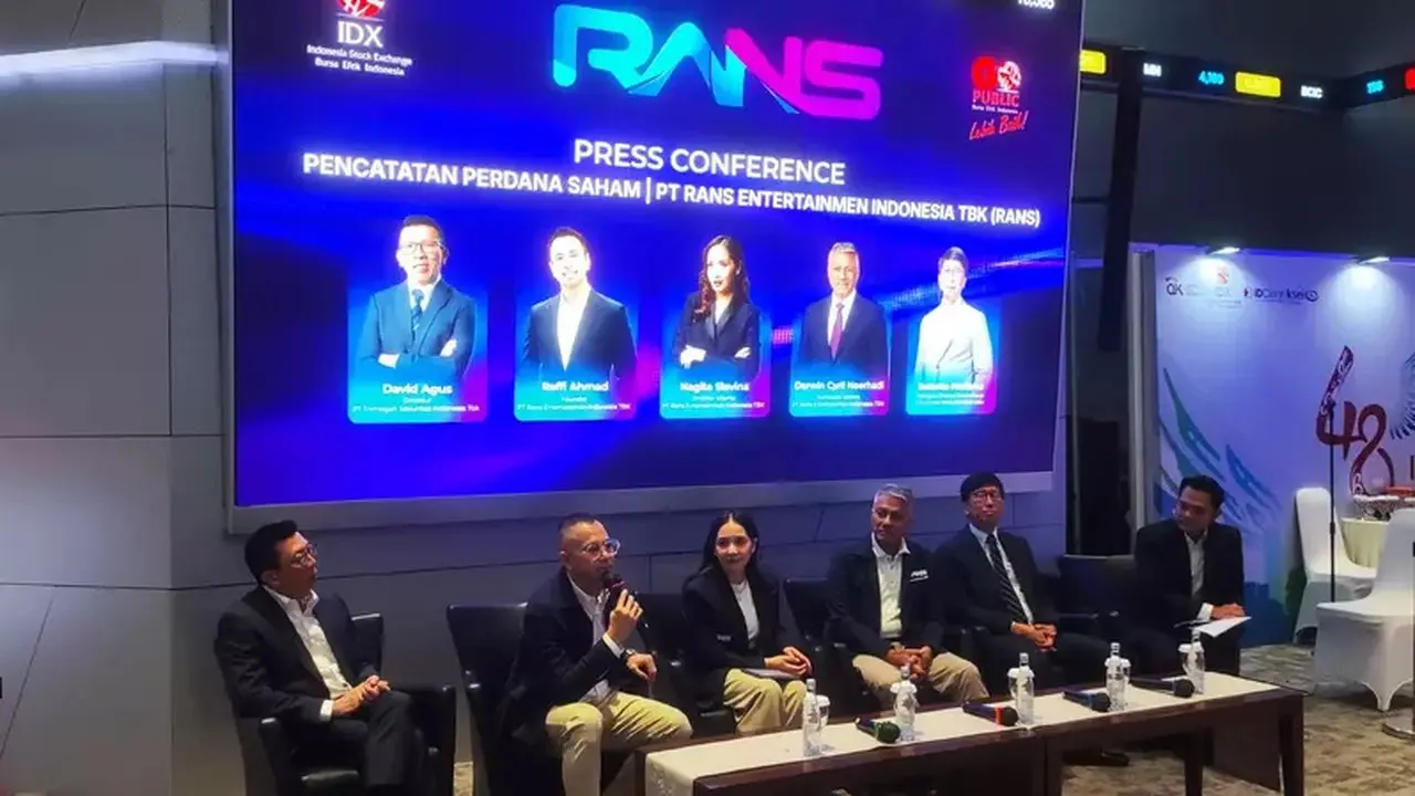 RANS Resmi Melantai di BEI, Raffi Ahmad: Bangun 'Legacy' Ala Walt Disney