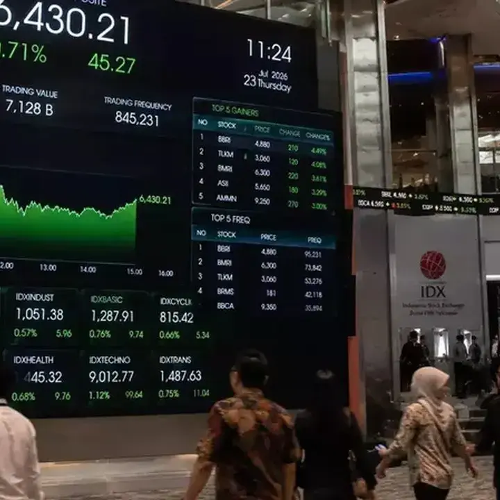 Suku Bunga Acuan BI Tetap, IHSG Menguat Didorong Optimisme AI